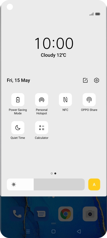 Press Power Saving Mode to turn on the function.
