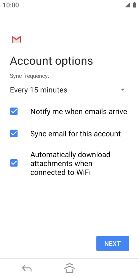 Press the drop down list below 