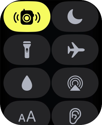 Press the Do Not Disturb icon to turn the function on or off.
