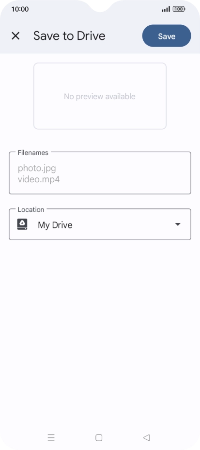 Press the field below 