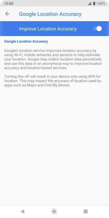 If you press the indicator next to 