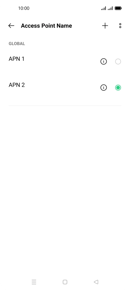 Press the Home key to return to the home screen.