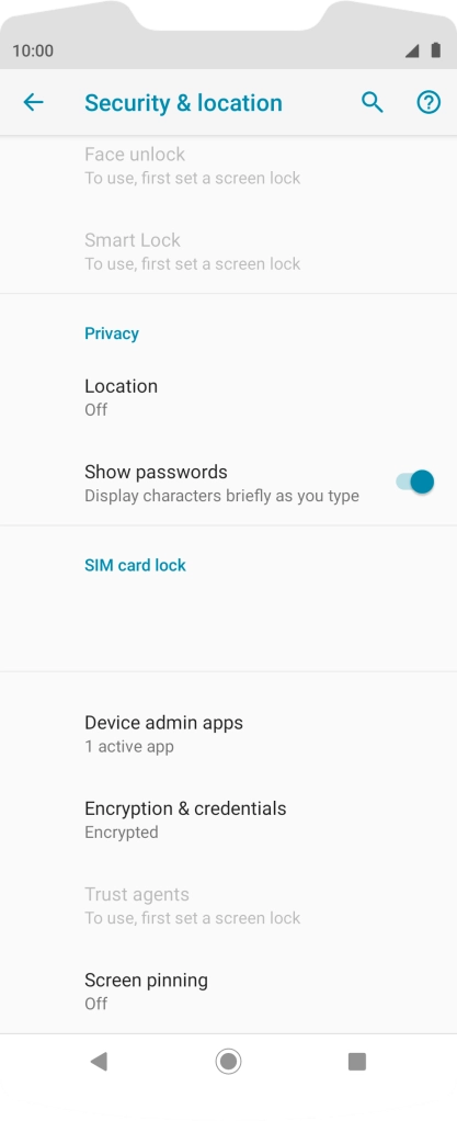 Press the field below 