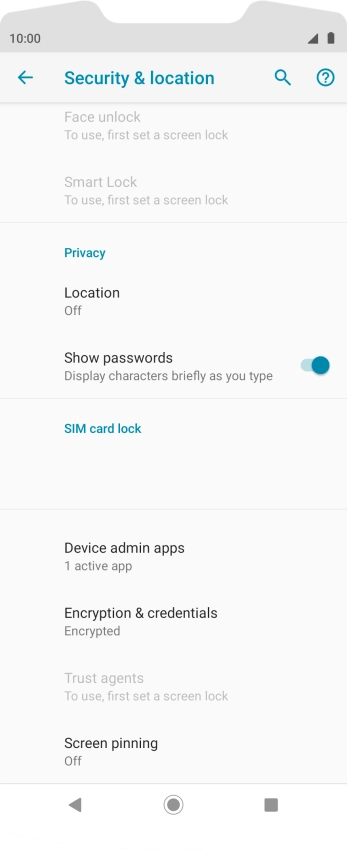 Press the field below 