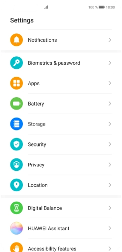 Press Biometrics & password.