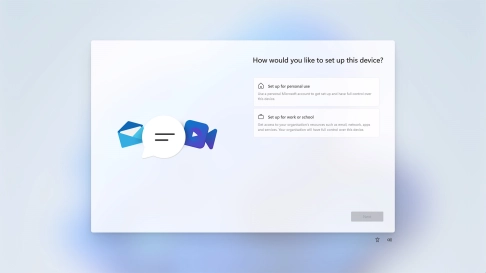 Click Set up for personal use.
