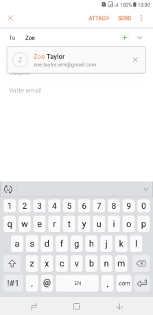 Press the required contact.