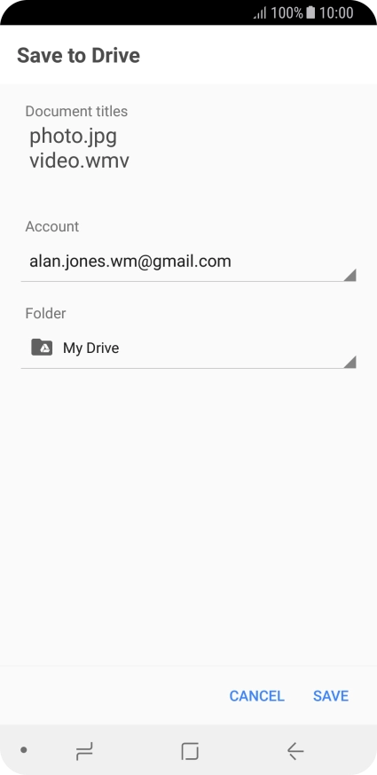 Press the field below 