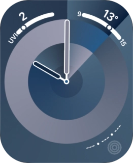 Slide your finger upwards starting from the bottom of the screen.