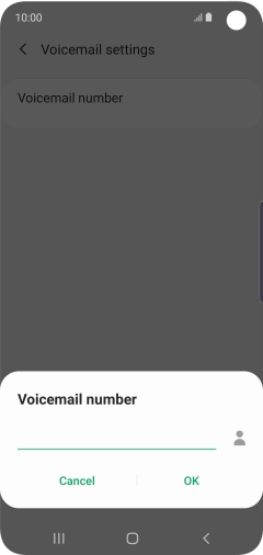 Key in +447953222222 and press OK.