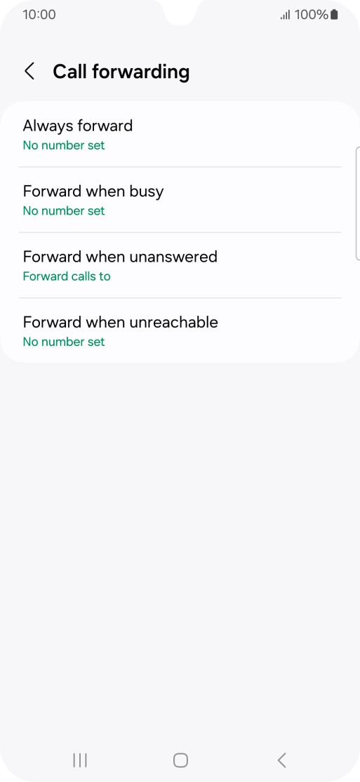 Press the Home key to return to the home screen.