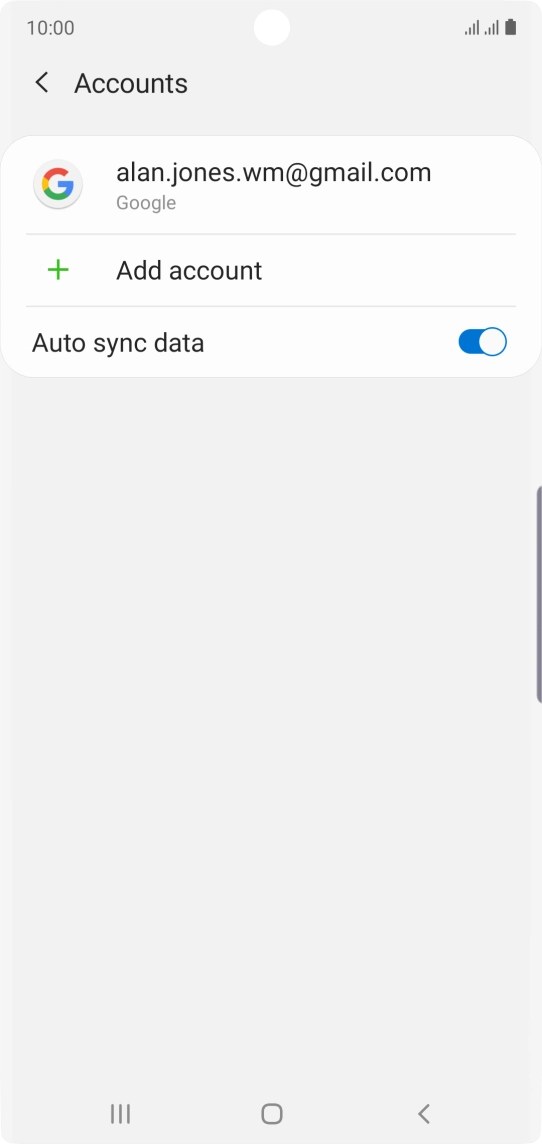 Press the Home key to return to the home screen.