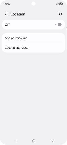 Press the indicator to turn the function on or off.