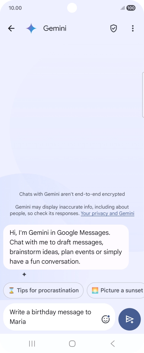 Write or say in your own words which topic you would like to use.