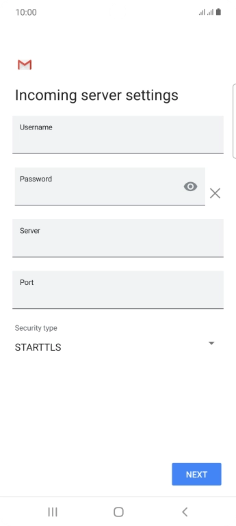 Press the field below 