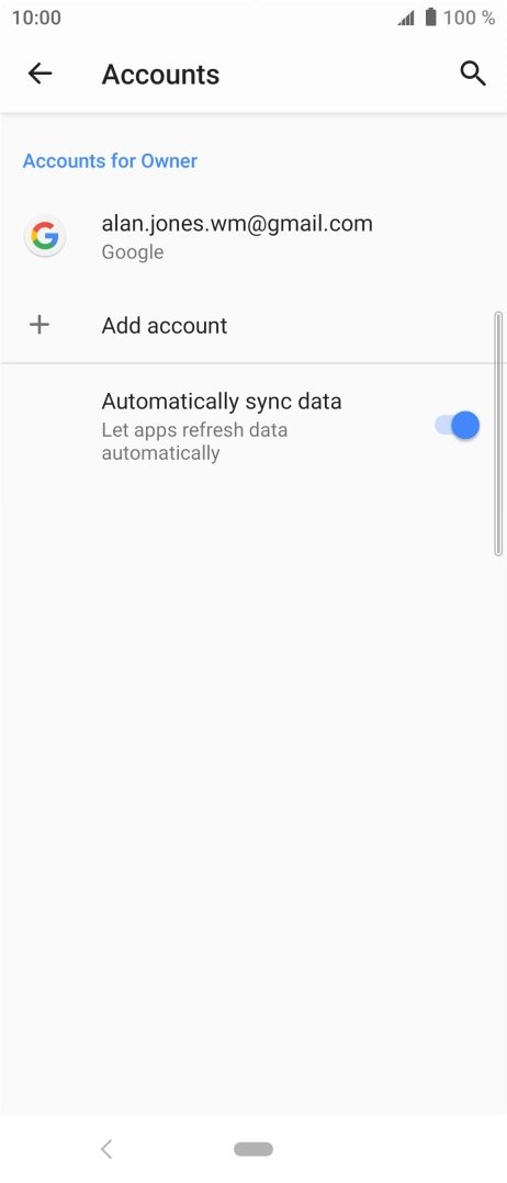 Press the Home key to return to the home screen.