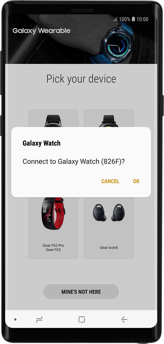 On your phone: Press OK.
