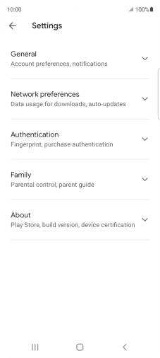 Press Network preferences.