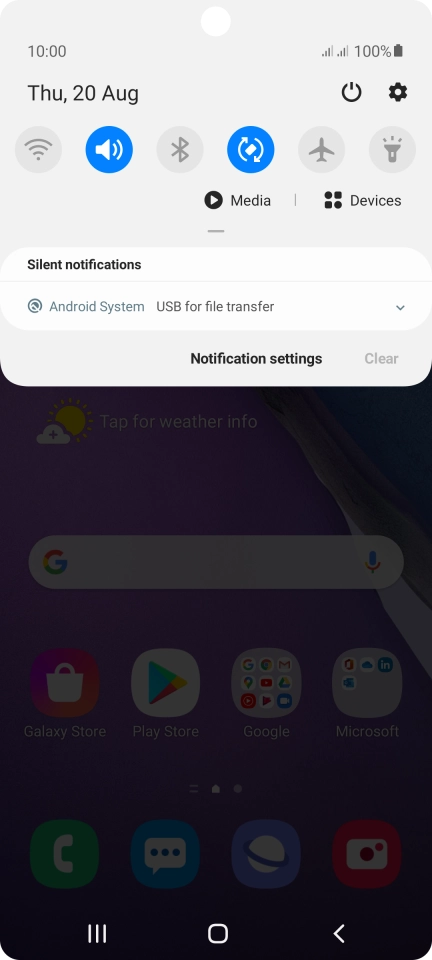 Press Android System.