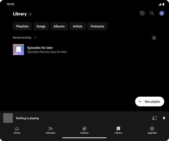 Press the drop down list.