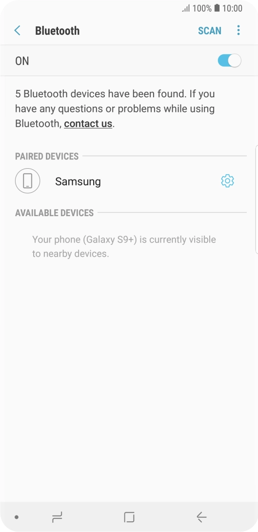 Press the Home key to return to the home screen.