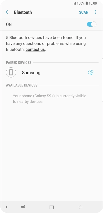 Press the Home key to return to the home screen.