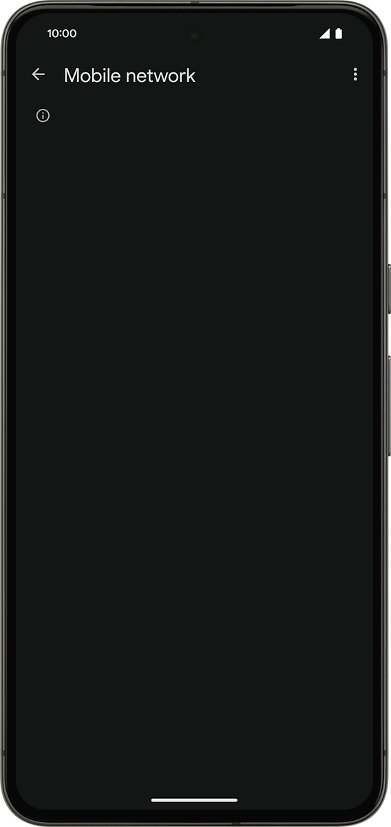 On your phone: Follow the instructions on the screen to set up mobile data.