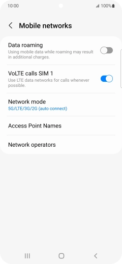 Press Access Point Names.