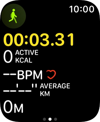 Slide your finger right starting from the left side of the screen.