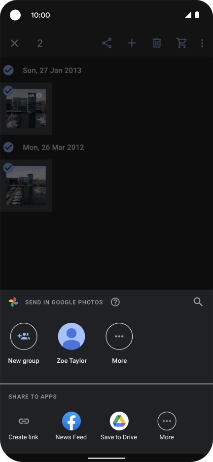 Press the field above 