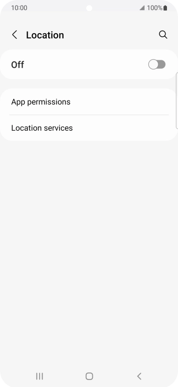Press the indicator to turn the function on or off.