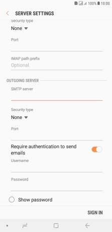 Press the drop down list below 