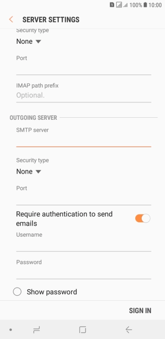 Press the drop down list below 