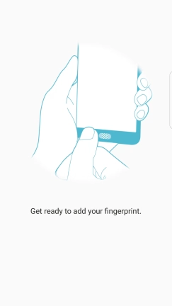 Follow the instructions on the screen to create the phone lock code using your fingerprint.