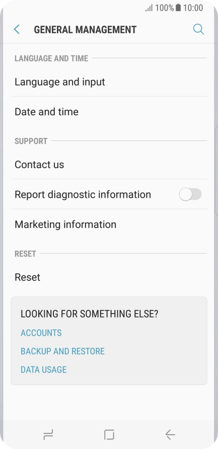 Press Date and time.