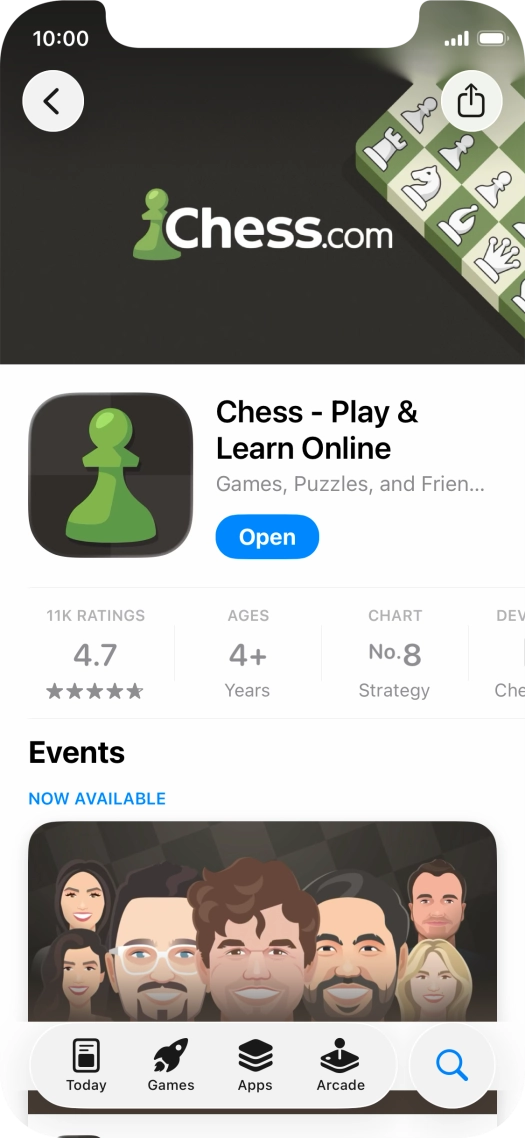 Slide your finger upwards starting from the bottom of the screen to return to the home screen.