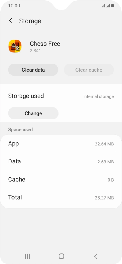 Press the Home key to return to the home screen.