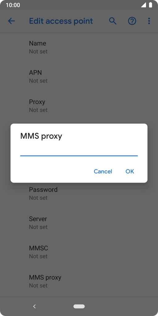 Key in 149.254.201.135 and press OK.