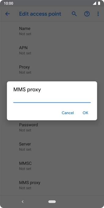 Key in 149.254.201.135 and press OK.
