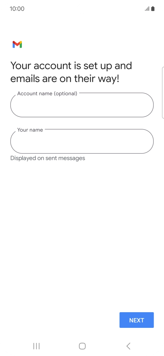 Press the field below 