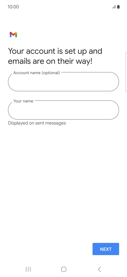 Press the field below 