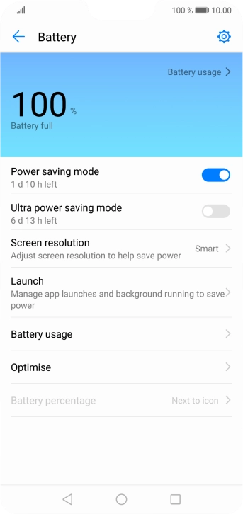 Press the Home key to return to the home screen.