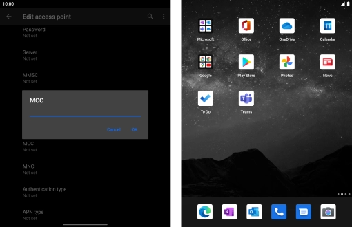Key in 234 and press OK.
