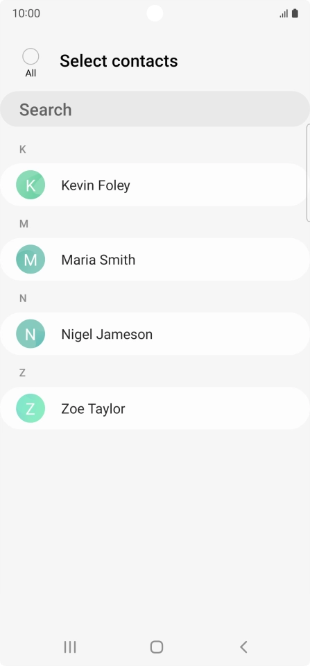 Press the field above 