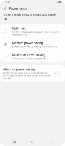 Press the Home key to return to the home screen.