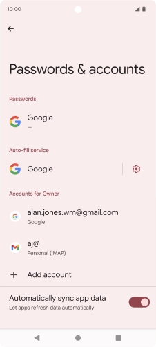Slide your finger upwards starting from the bottom of the screen to return to the home screen.