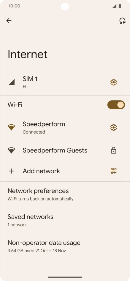 Slide your finger upwards starting from the bottom of the screen to return to the home screen.