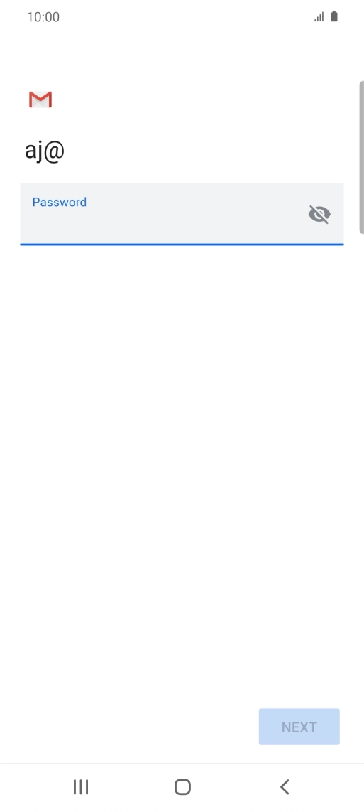 Press the field below 