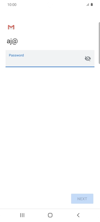 Press the field below 