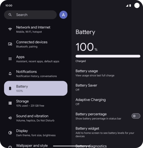 Press Battery Saver.
